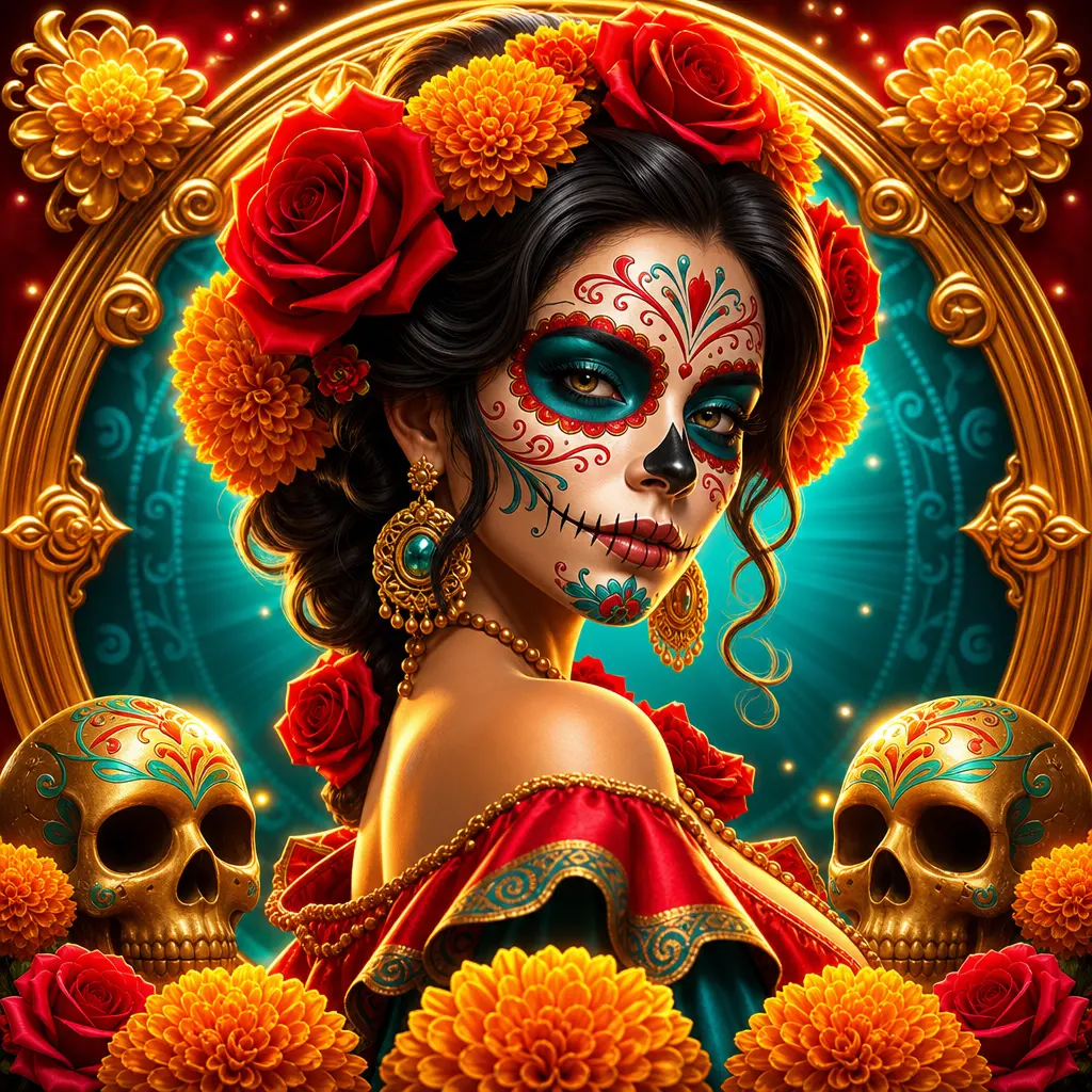 Dama Muerta slot game cover