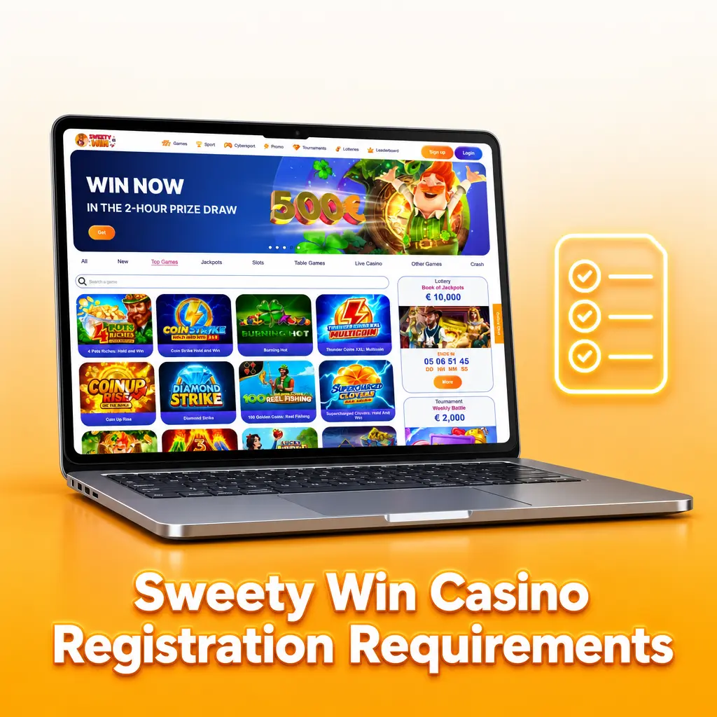 Sweety Win Casino registration requirements document check